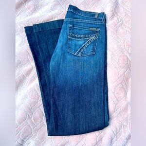 Women’s 7 For All Mankind Dojo Flare Jeans SZ- 29 Excellent Condition